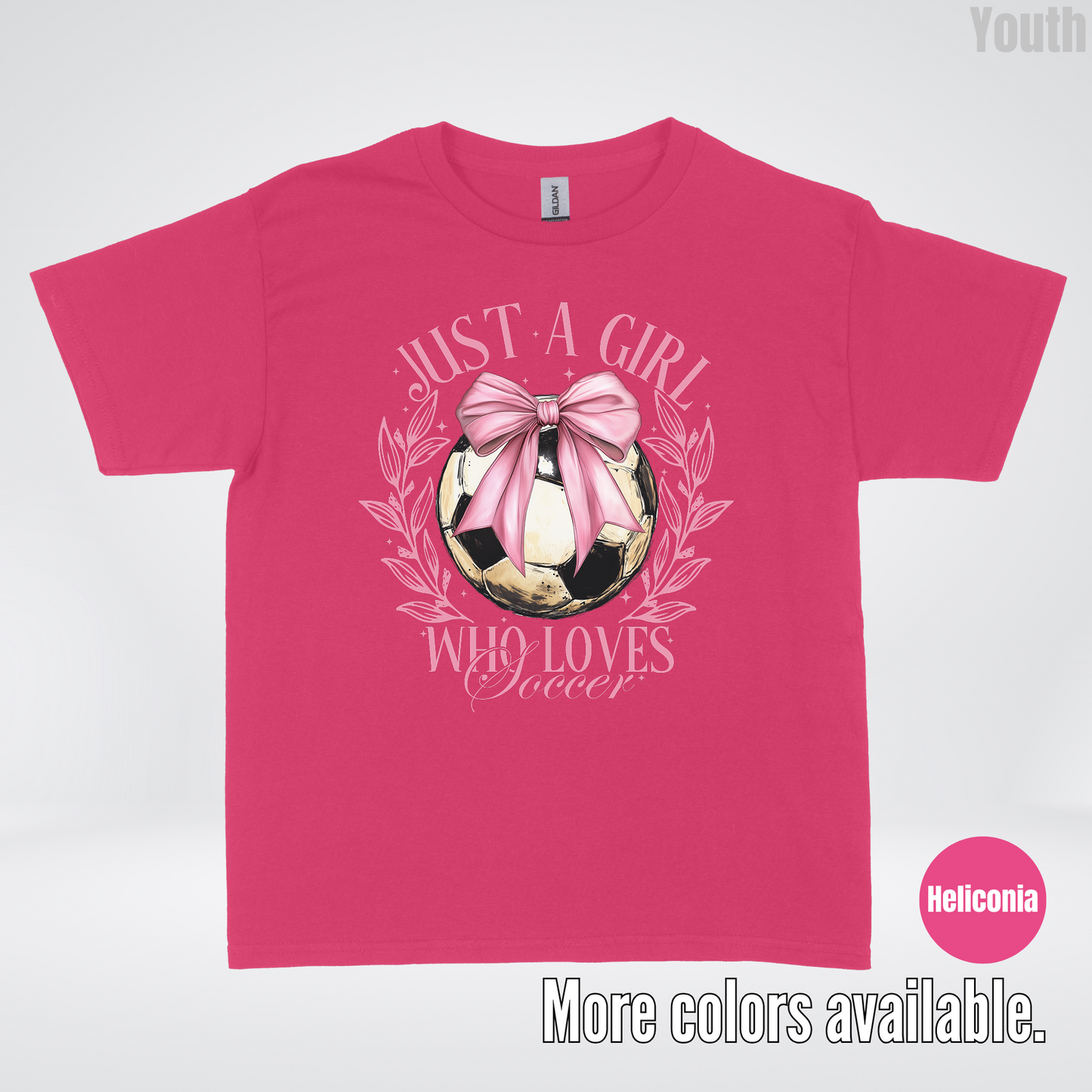 Just A Girl Who Loves Soccer Youth T-Shirt