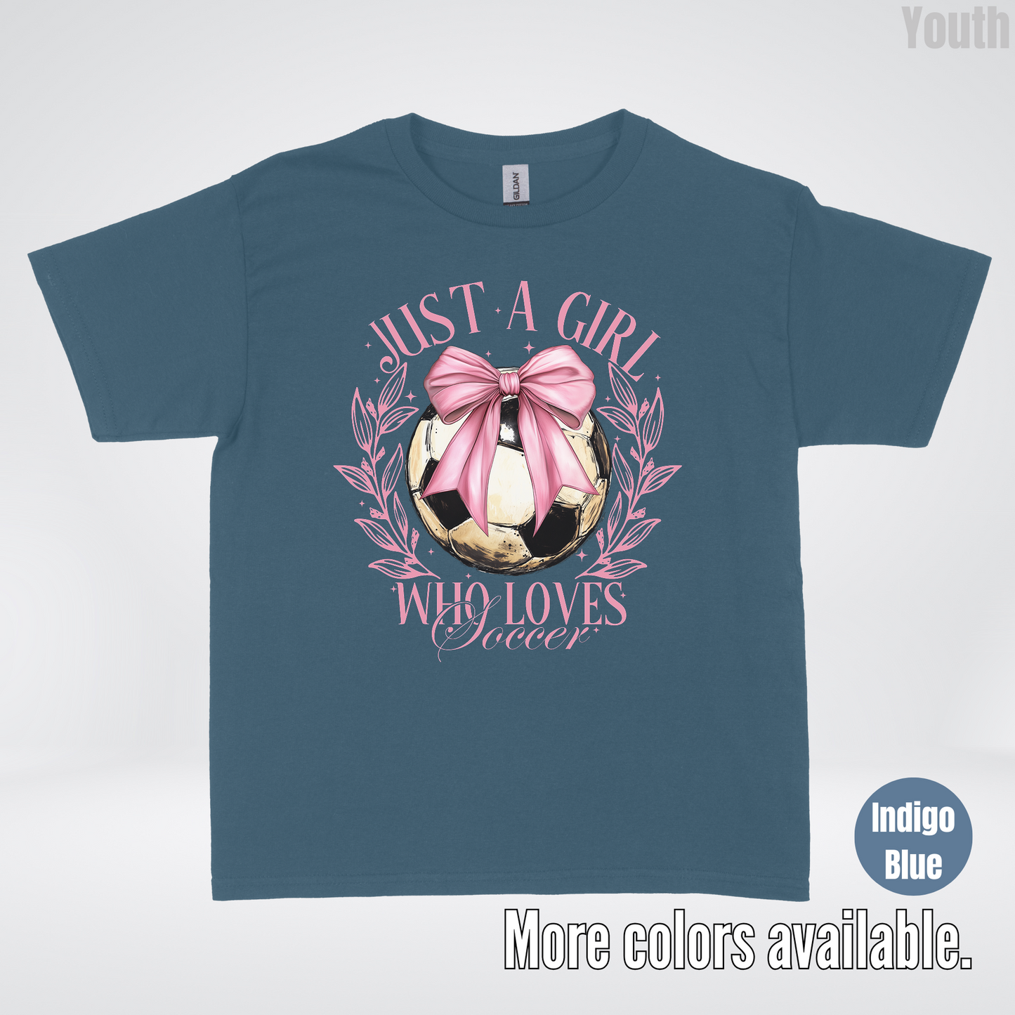 Just A Girl Who Loves Soccer Youth T-Shirt