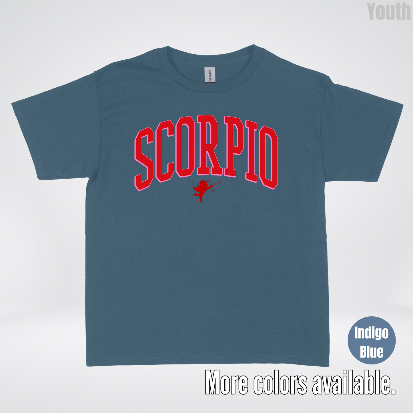 Scorpio Valentines Day Varsity Youth T-Shirt