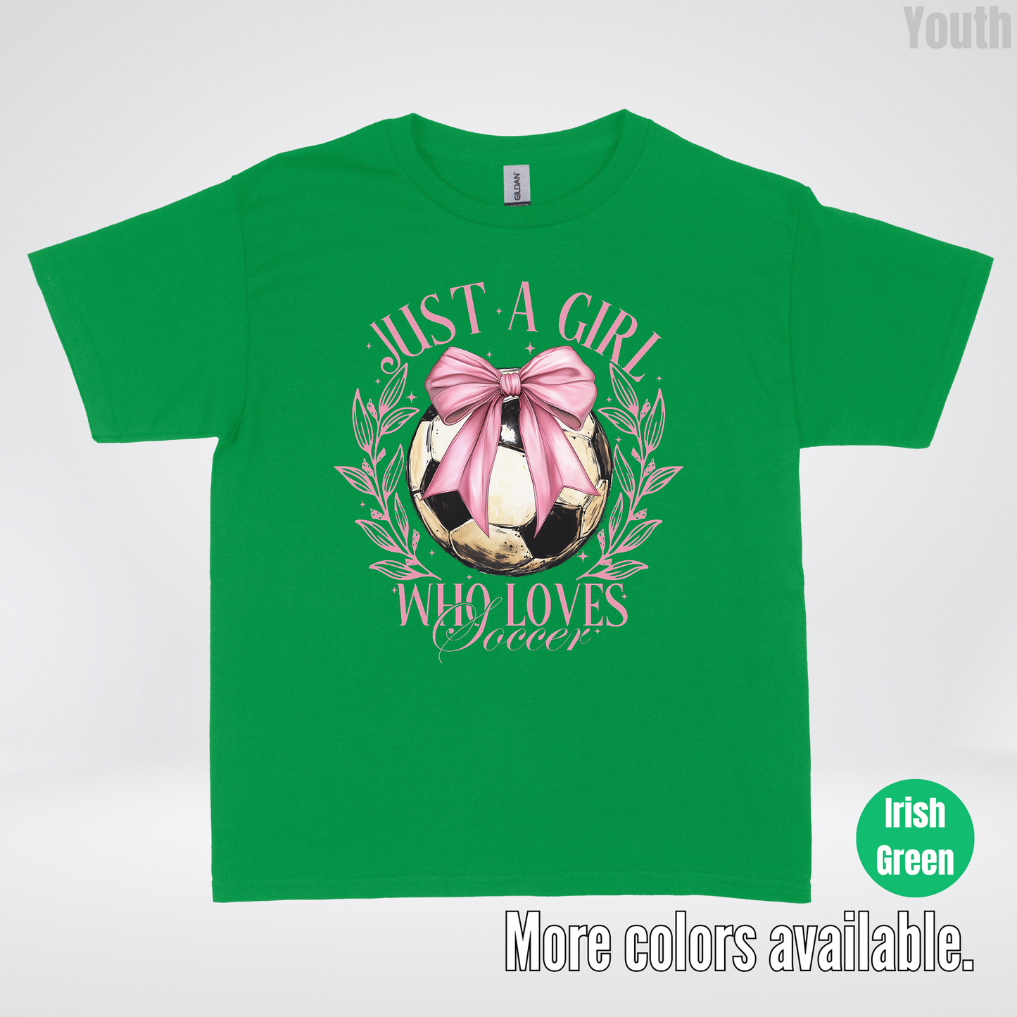 Just A Girl Who Loves Soccer Youth T-Shirt