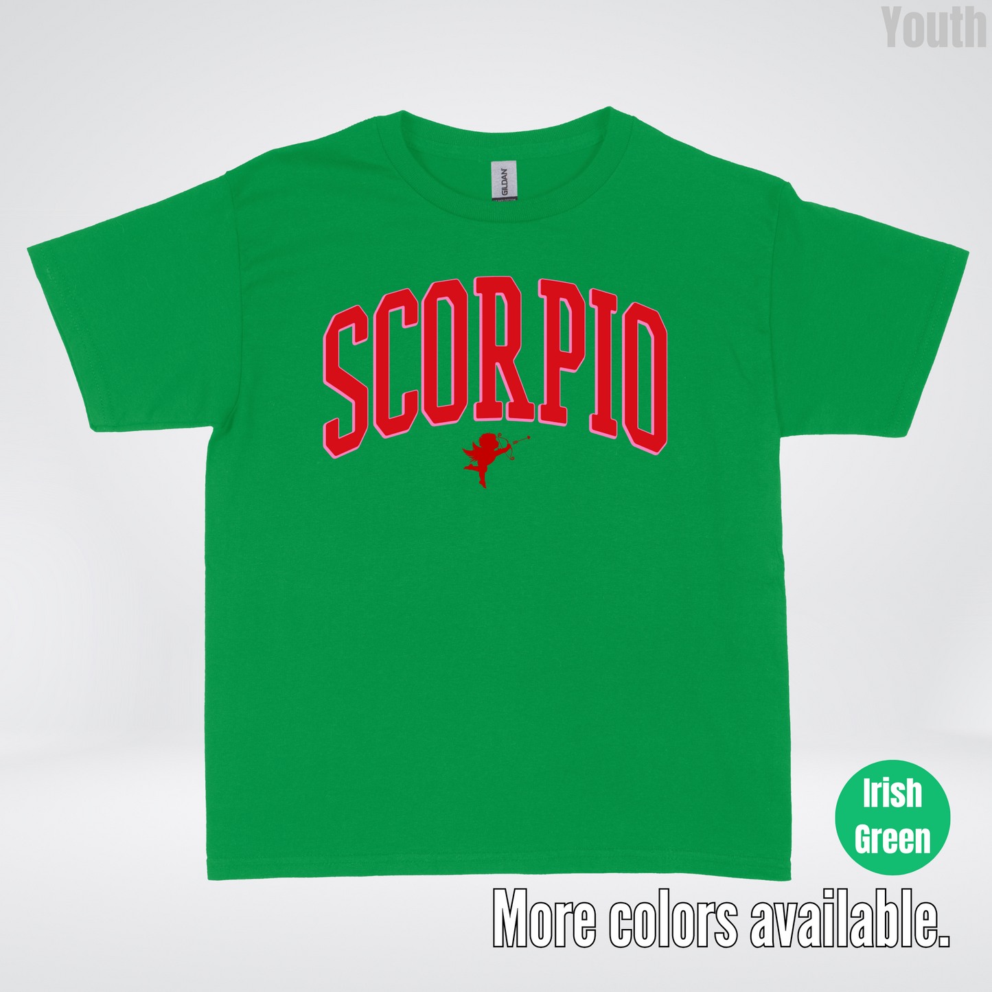 Scorpio Valentines Day Varsity Youth T-Shirt