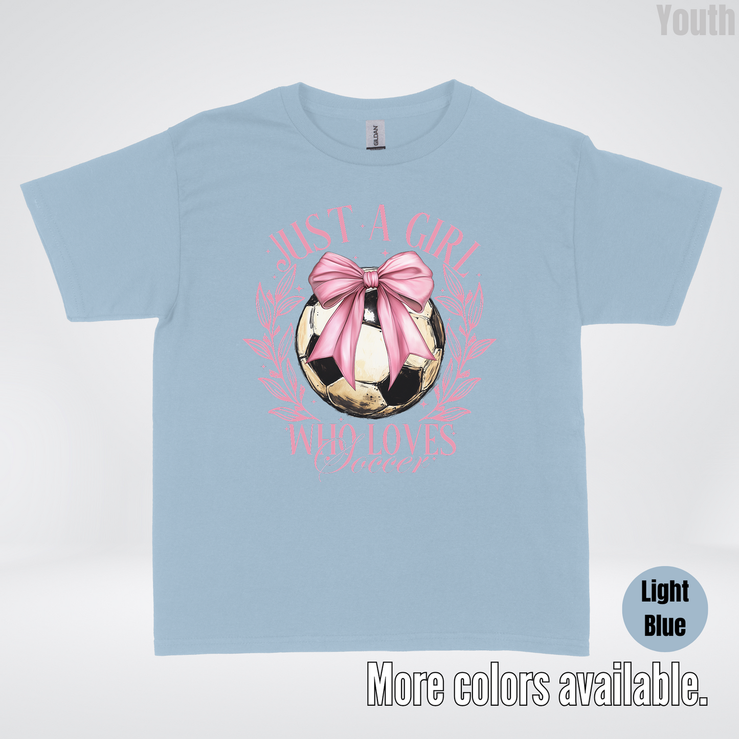 Just A Girl Who Loves Soccer Youth T-Shirt