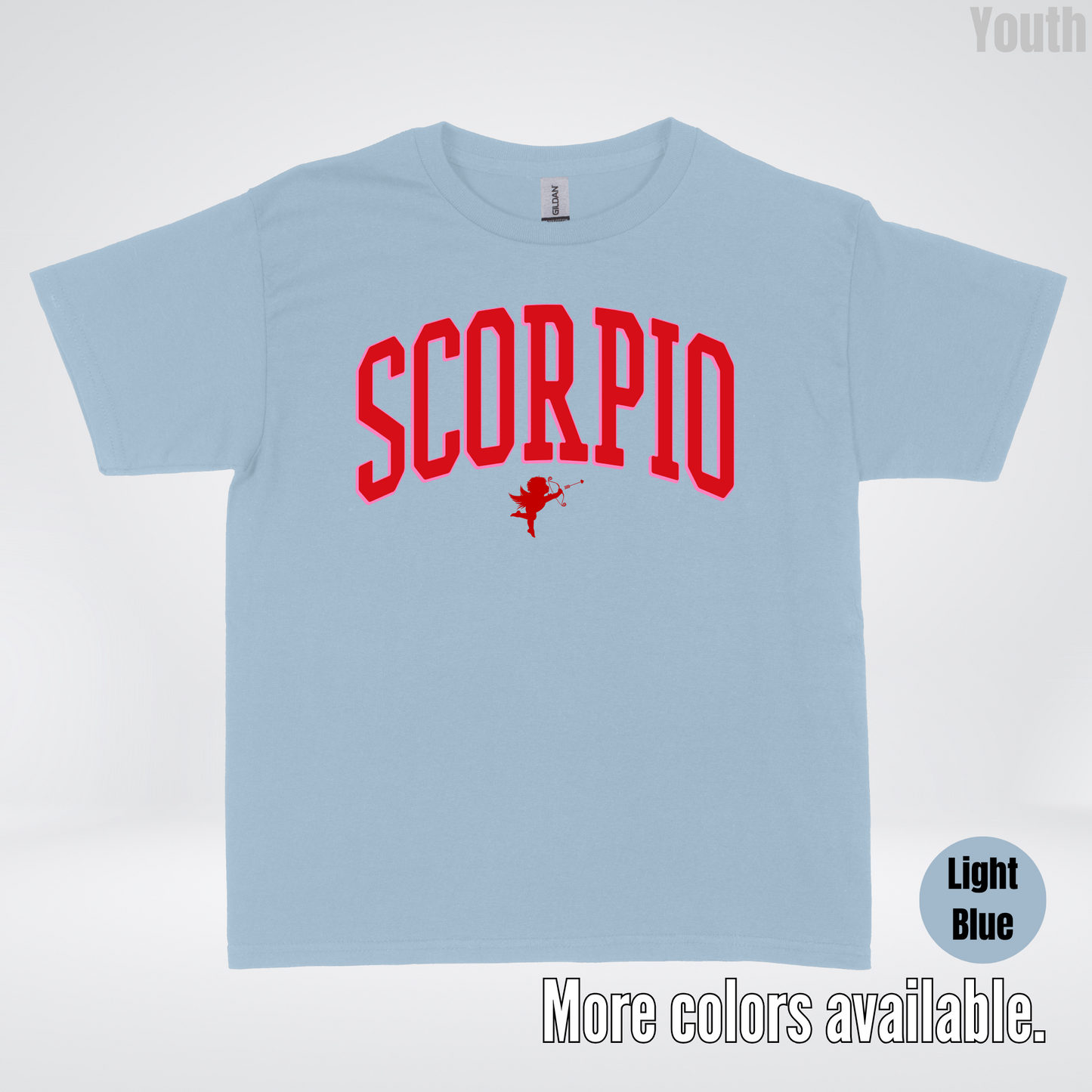Scorpio Valentines Day Varsity Youth T-Shirt