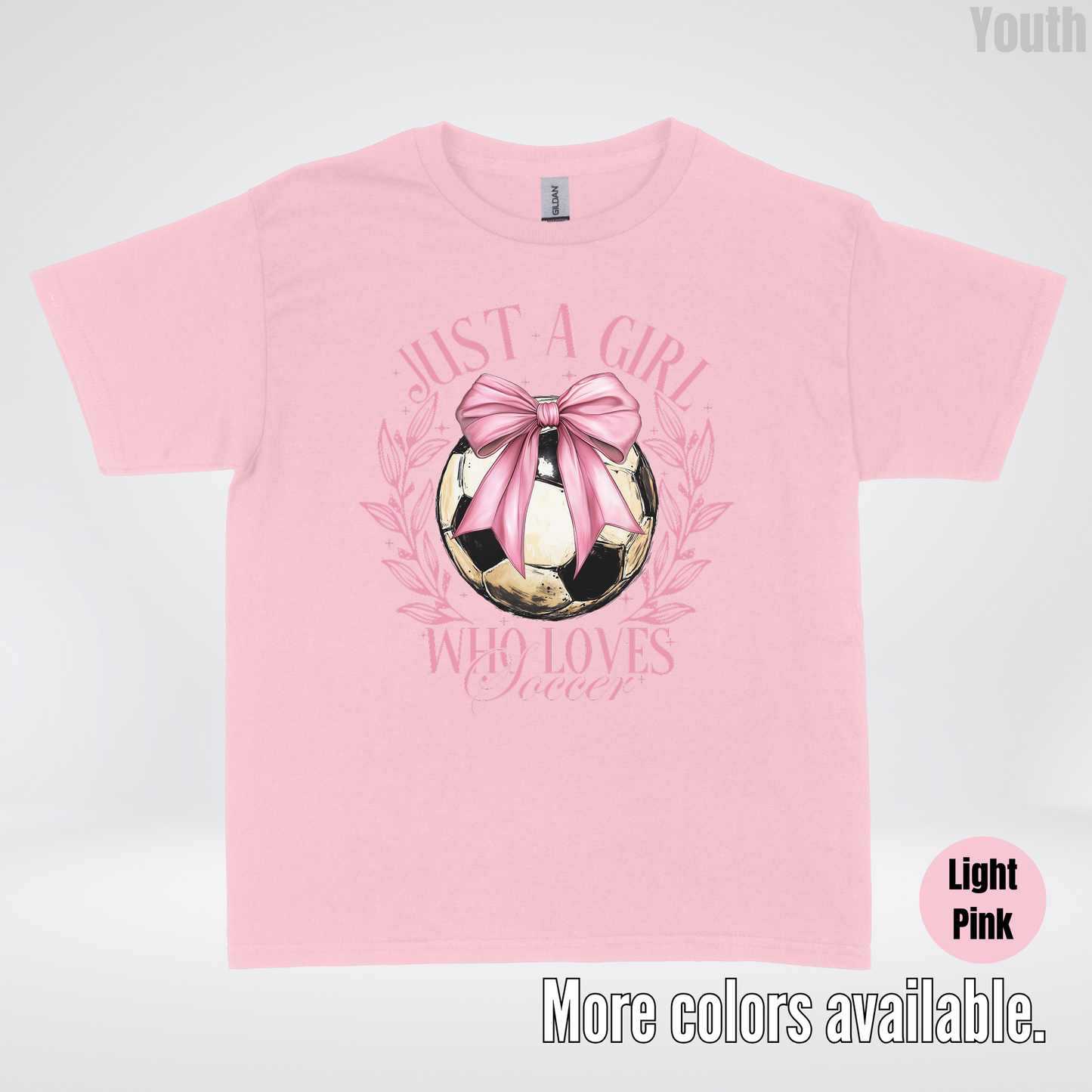 Just A Girl Who Loves Soccer Youth T-Shirt