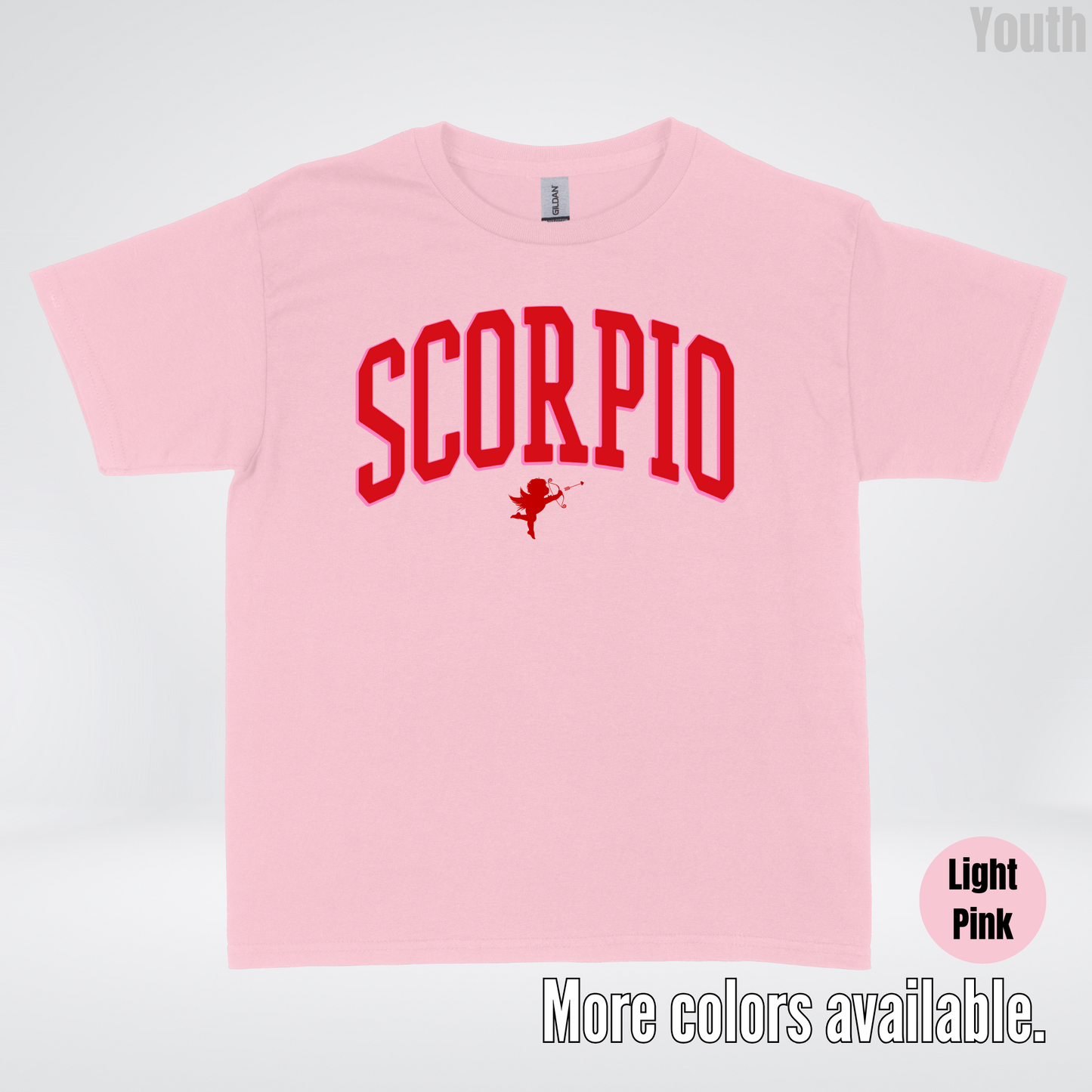 Scorpio Valentines Day Varsity Youth T-Shirt