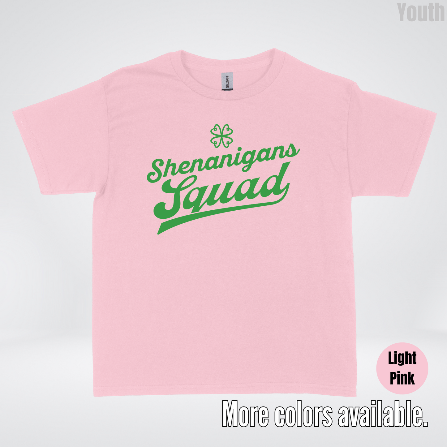 Shenanigans Squad - Green Design - St. Patrick's Day Youth T-Shirt