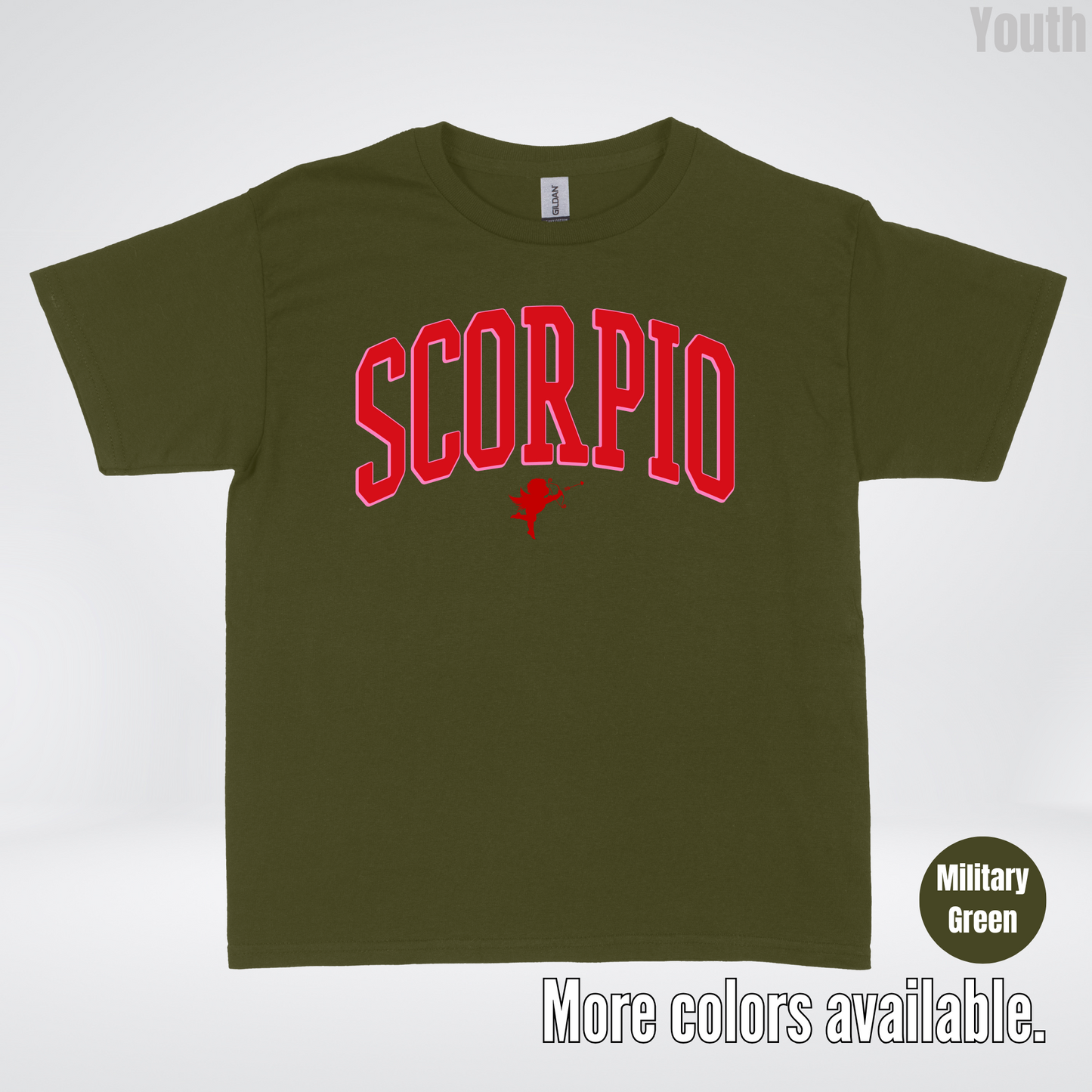 Scorpio Valentines Day Varsity Youth T-Shirt