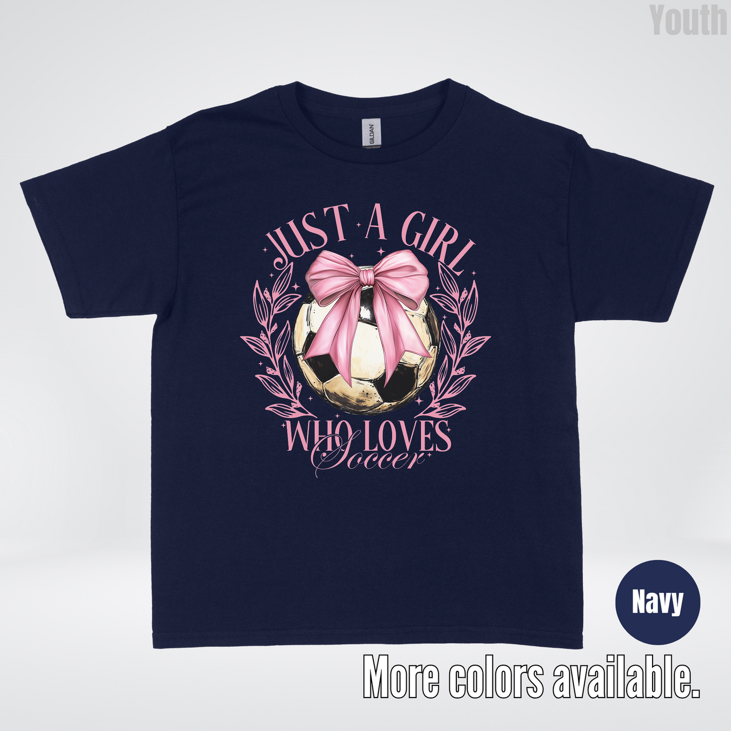 Just A Girl Who Loves Soccer Youth T-Shirt