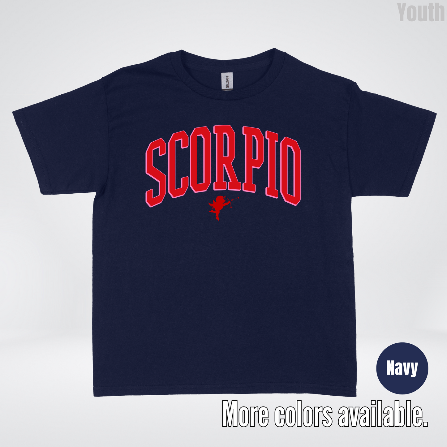 Scorpio Valentines Day Varsity Youth T-Shirt