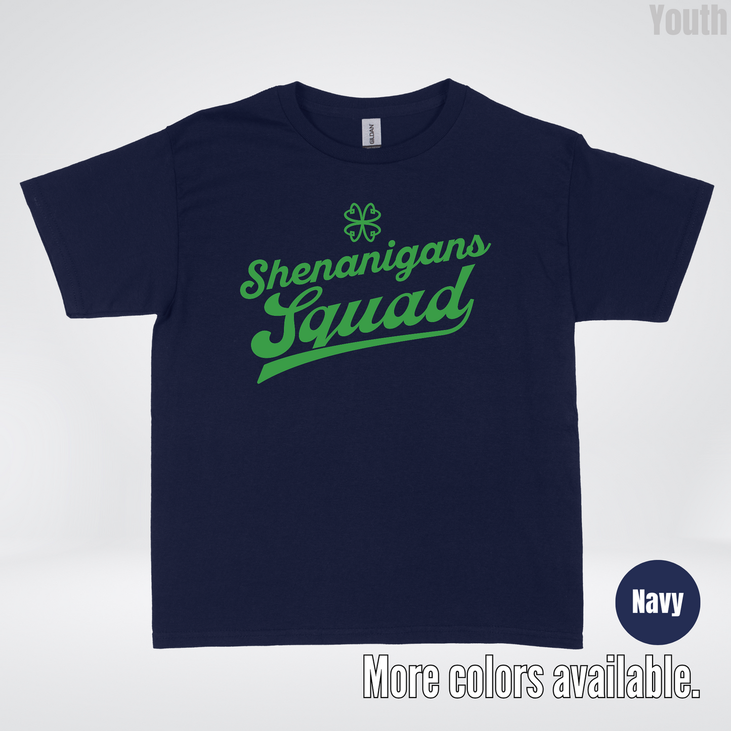 Shenanigans Squad - Green Design - St. Patrick's Day Youth T-Shirt