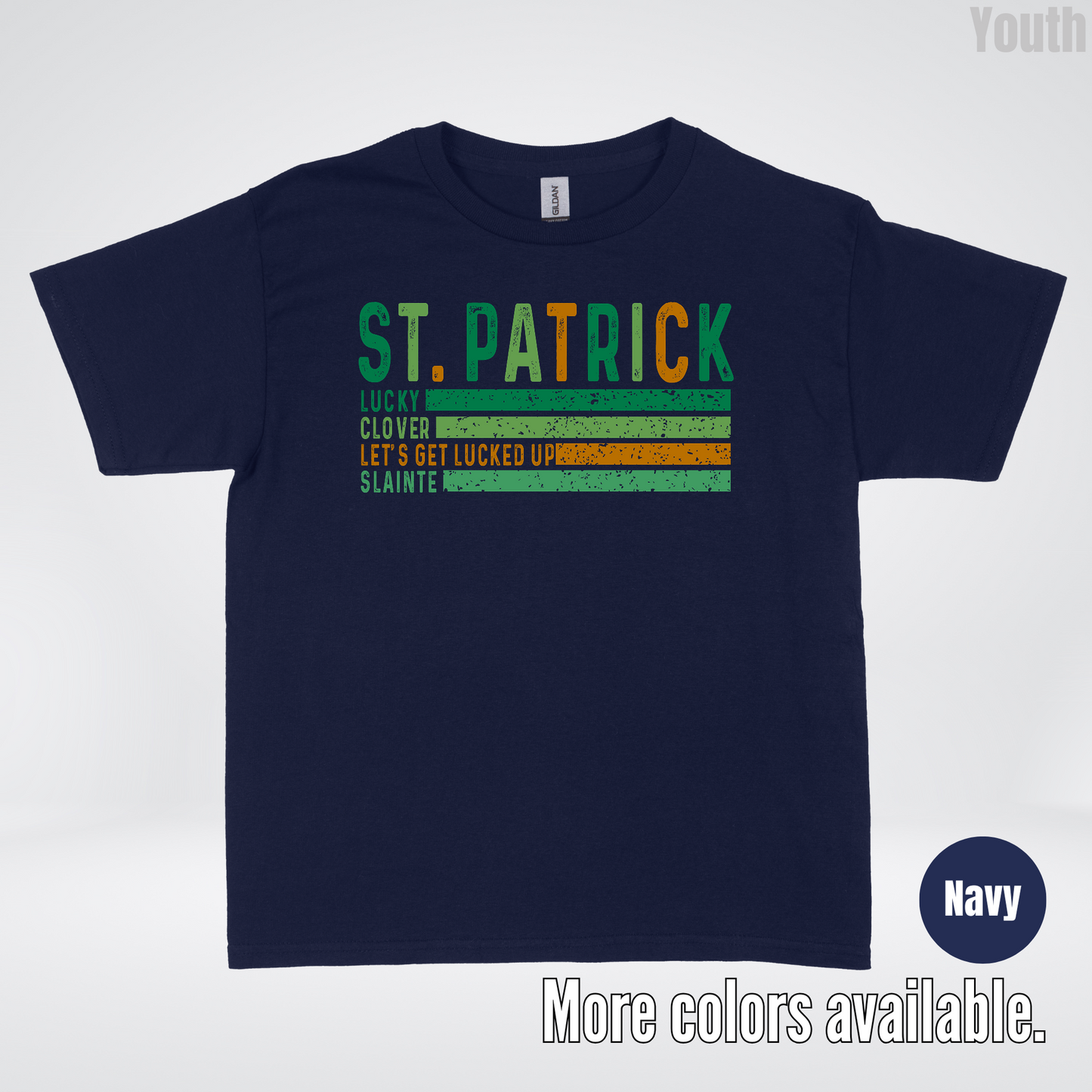 St. Patrick's Lucky Clover Let's Get Lucked Up Slainte St. Patrick's Day Youth T-Shirt