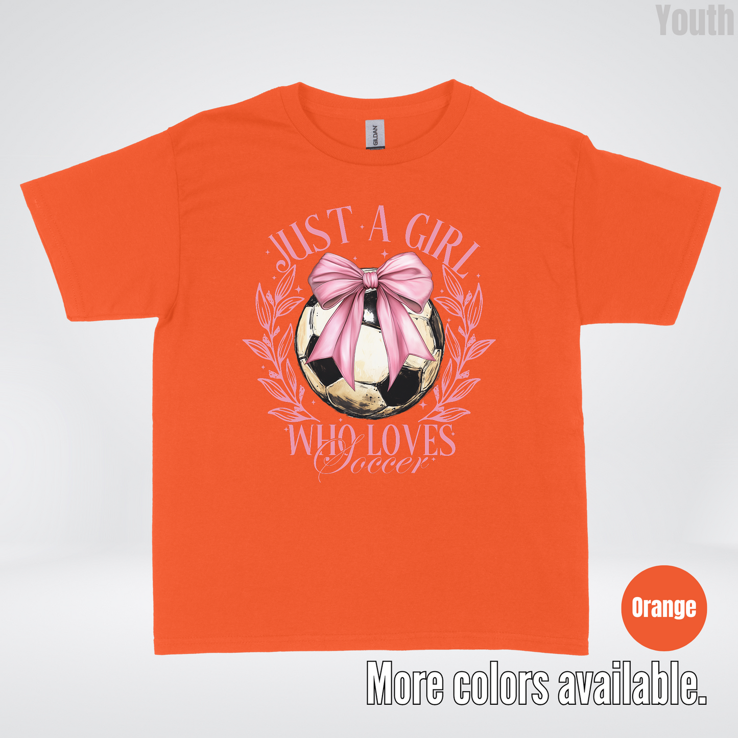 Just A Girl Who Loves Soccer Youth T-Shirt