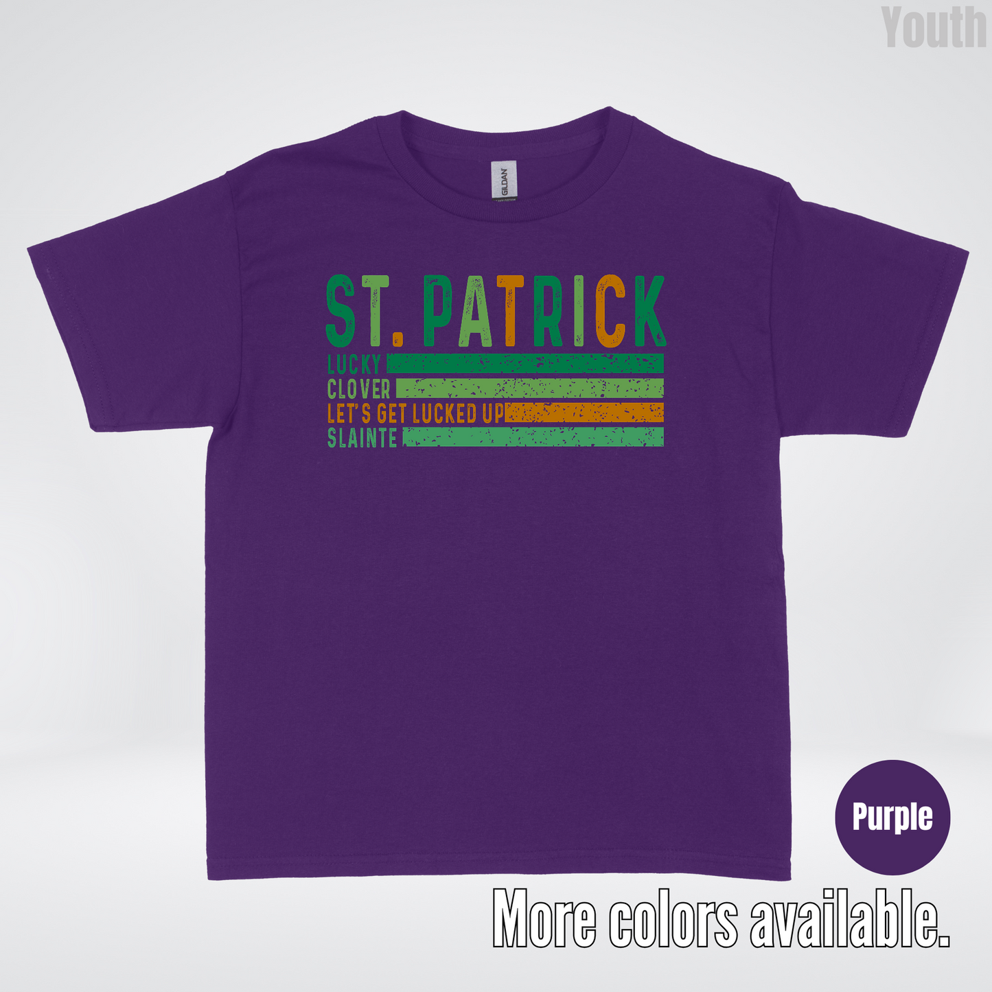 St. Patrick's Lucky Clover Let's Get Lucked Up Slainte St. Patrick's Day Youth T-Shirt