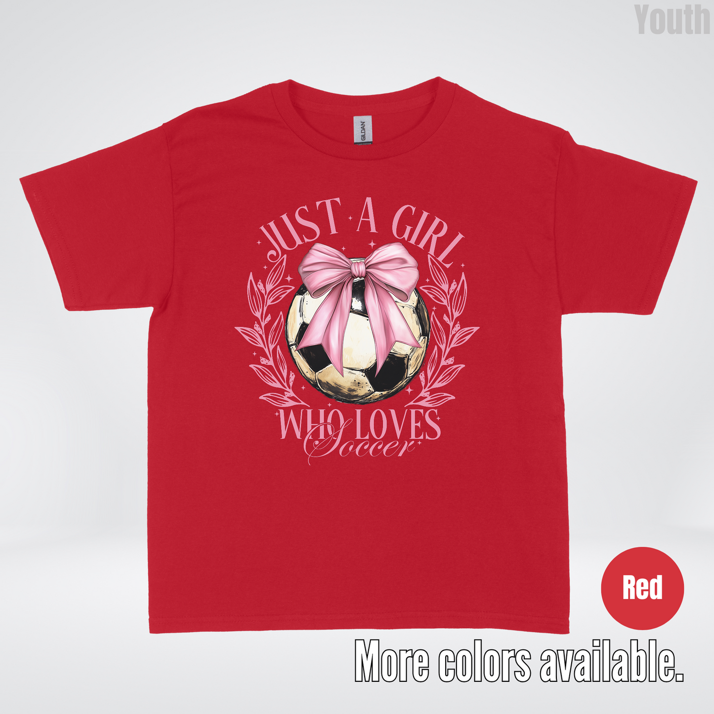 Just A Girl Who Loves Soccer Youth T-Shirt