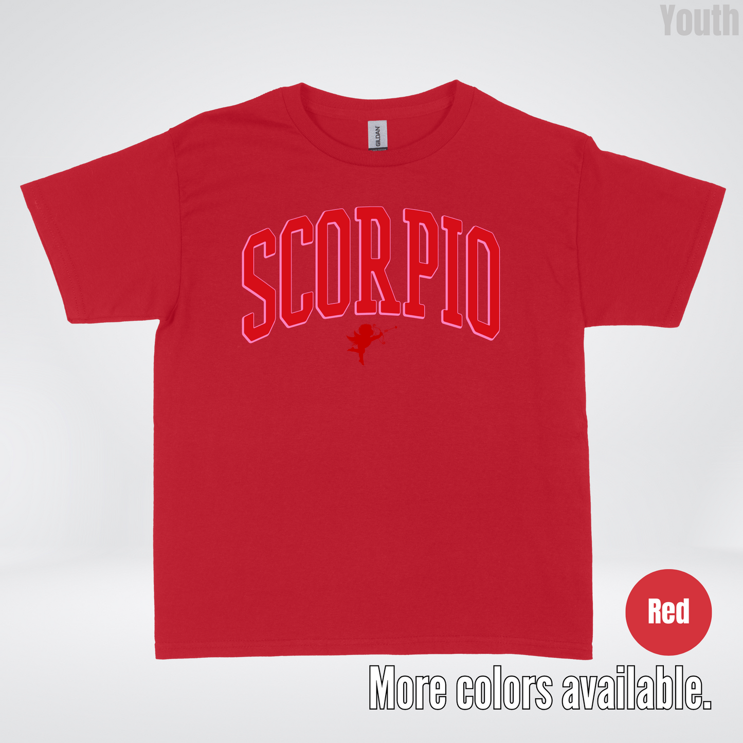 Scorpio Valentines Day Varsity Youth T-Shirt