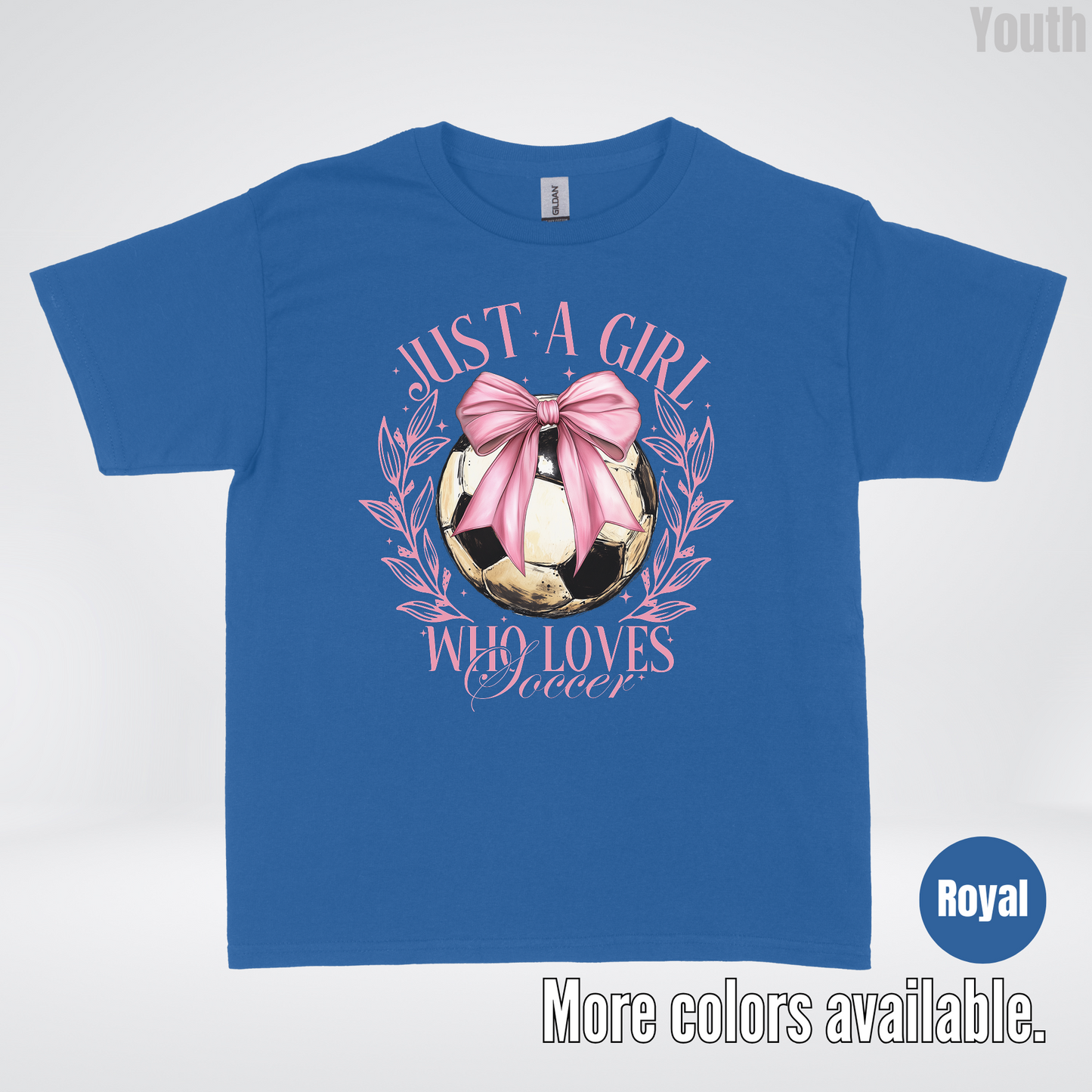 Just A Girl Who Loves Soccer Youth T-Shirt