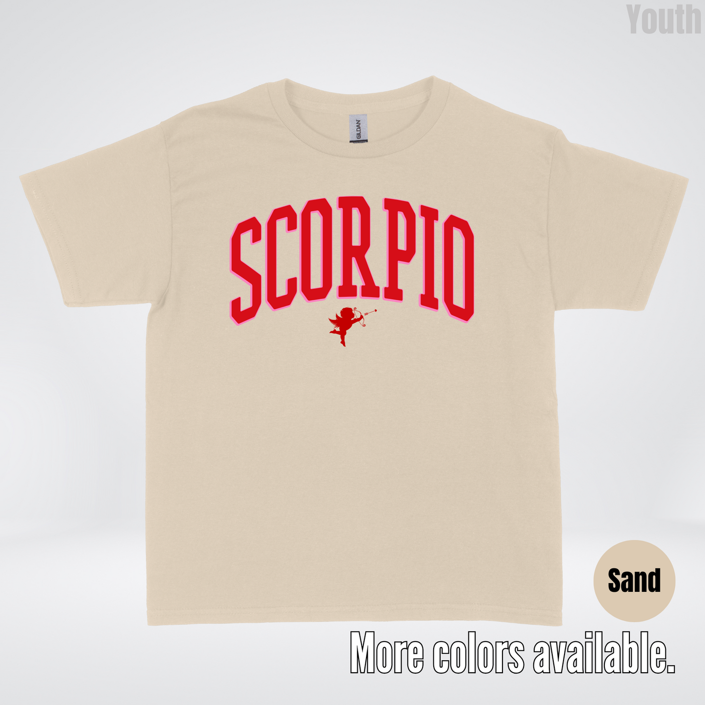 Scorpio Valentines Day Varsity Youth T-Shirt