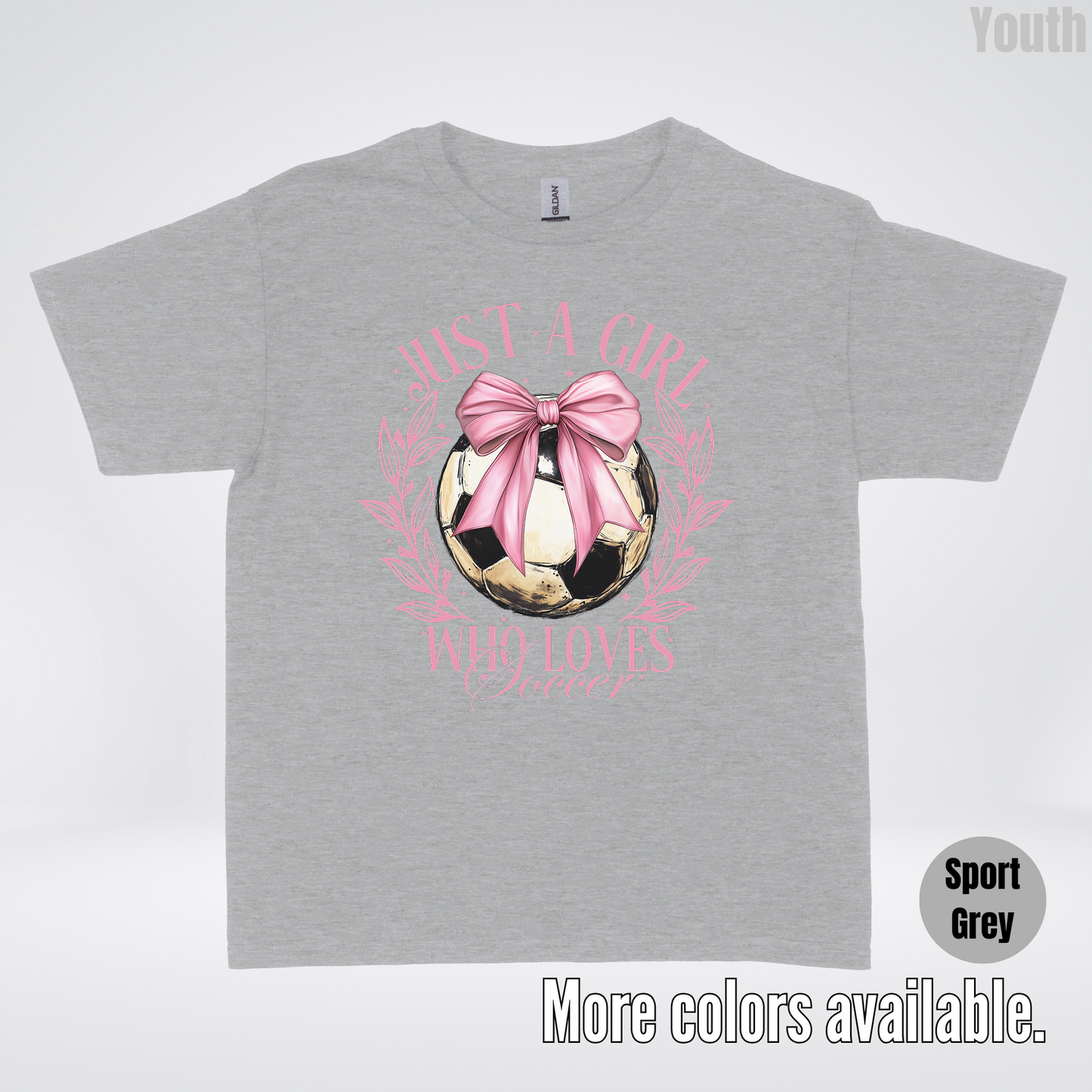 Just A Girl Who Loves Soccer Youth T-Shirt