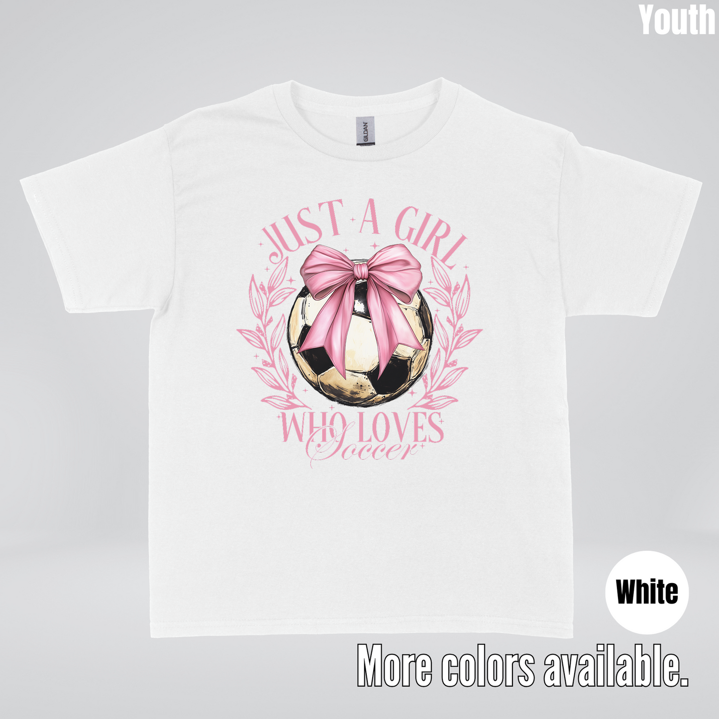 Just A Girl Who Loves Soccer Youth T-Shirt