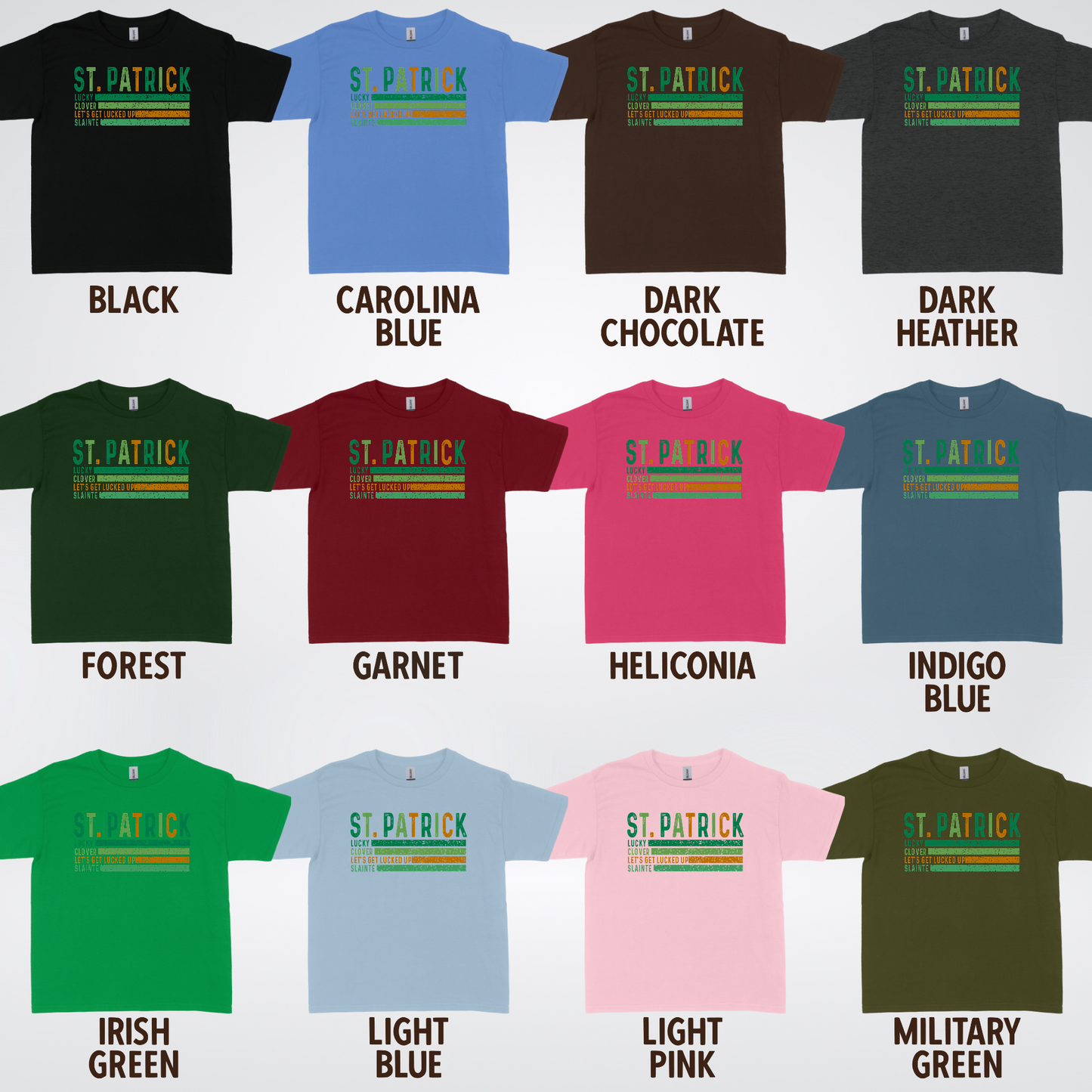St. Patrick's Lucky Clover Let's Get Lucked Up Slainte St. Patrick's Day Youth T-Shirt