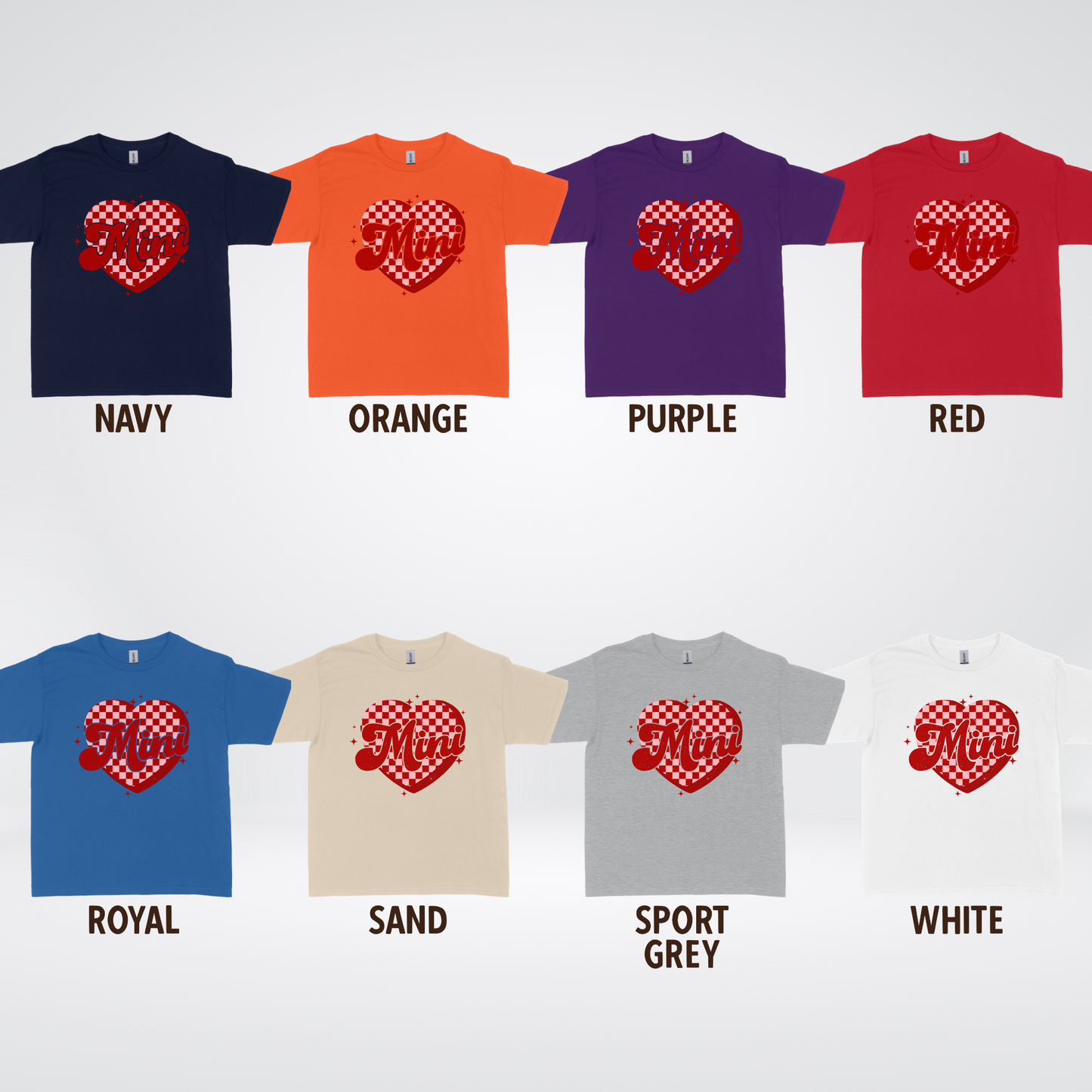 Mini Checkered Heart Youth T-Shirt