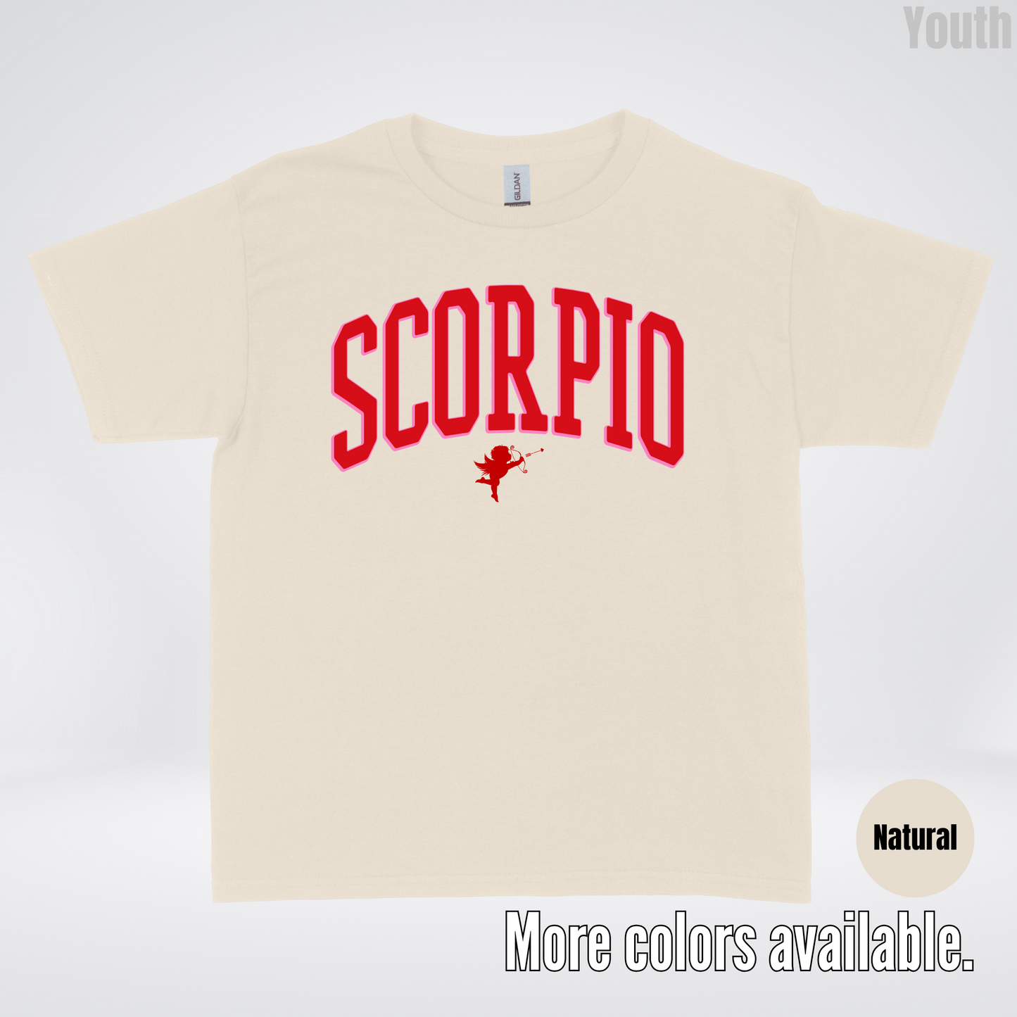 Scorpio Valentines Day Varsity Youth T-Shirt