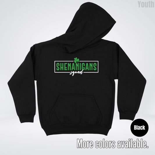 Shenanigans Squad 2 – Saint Patrick’s Day Youth Hoodie