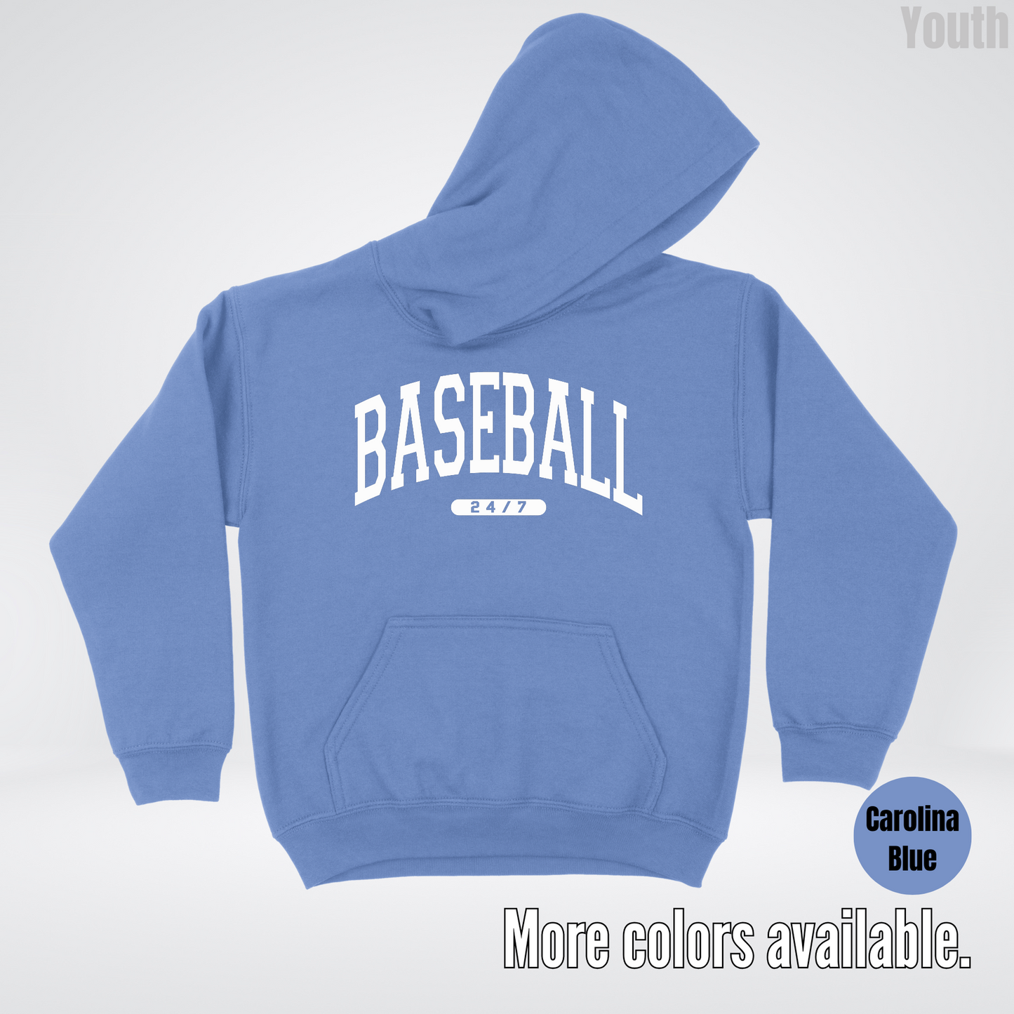 BASEBALL 24/7 Youth Hoodie
