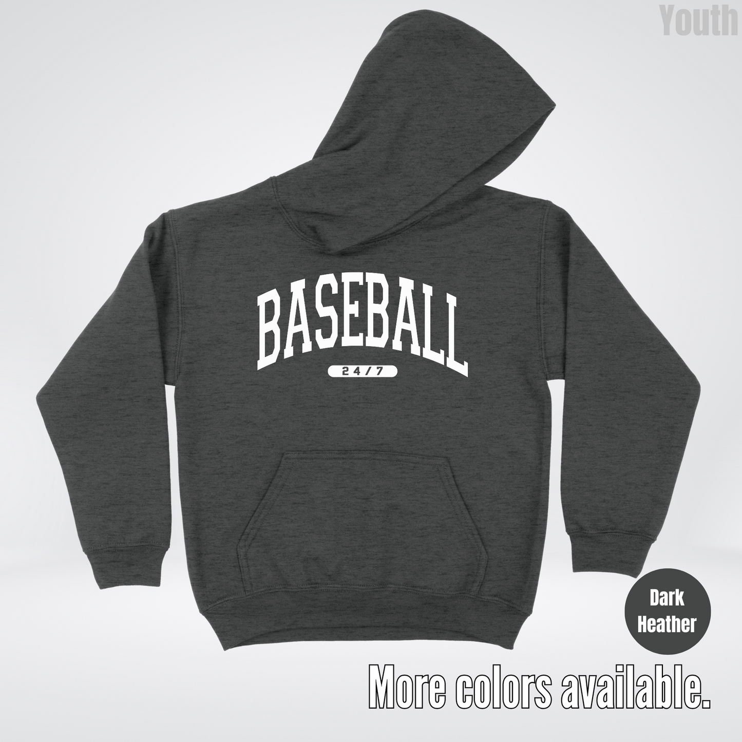 BASEBALL 24/7 Youth Hoodie