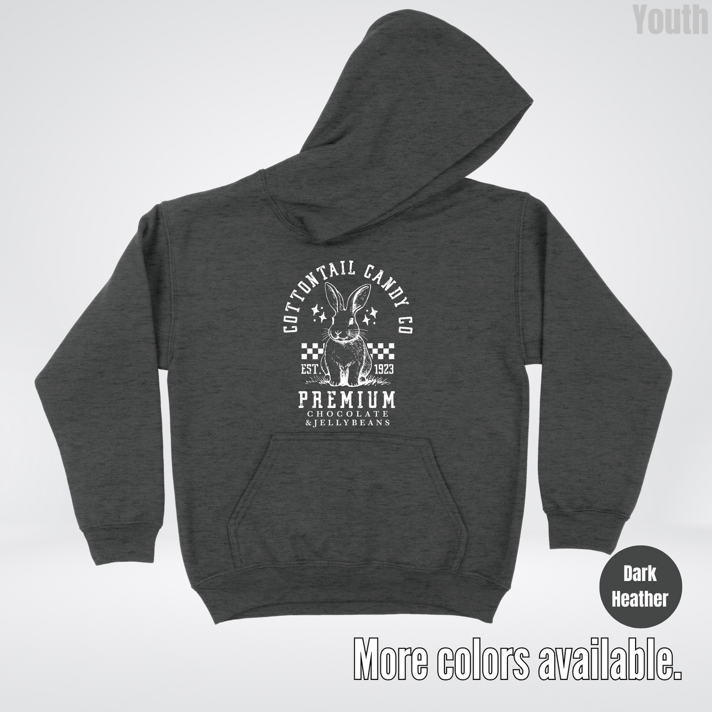 Cottontail Candy Co Premium Easter Youth Hoodie