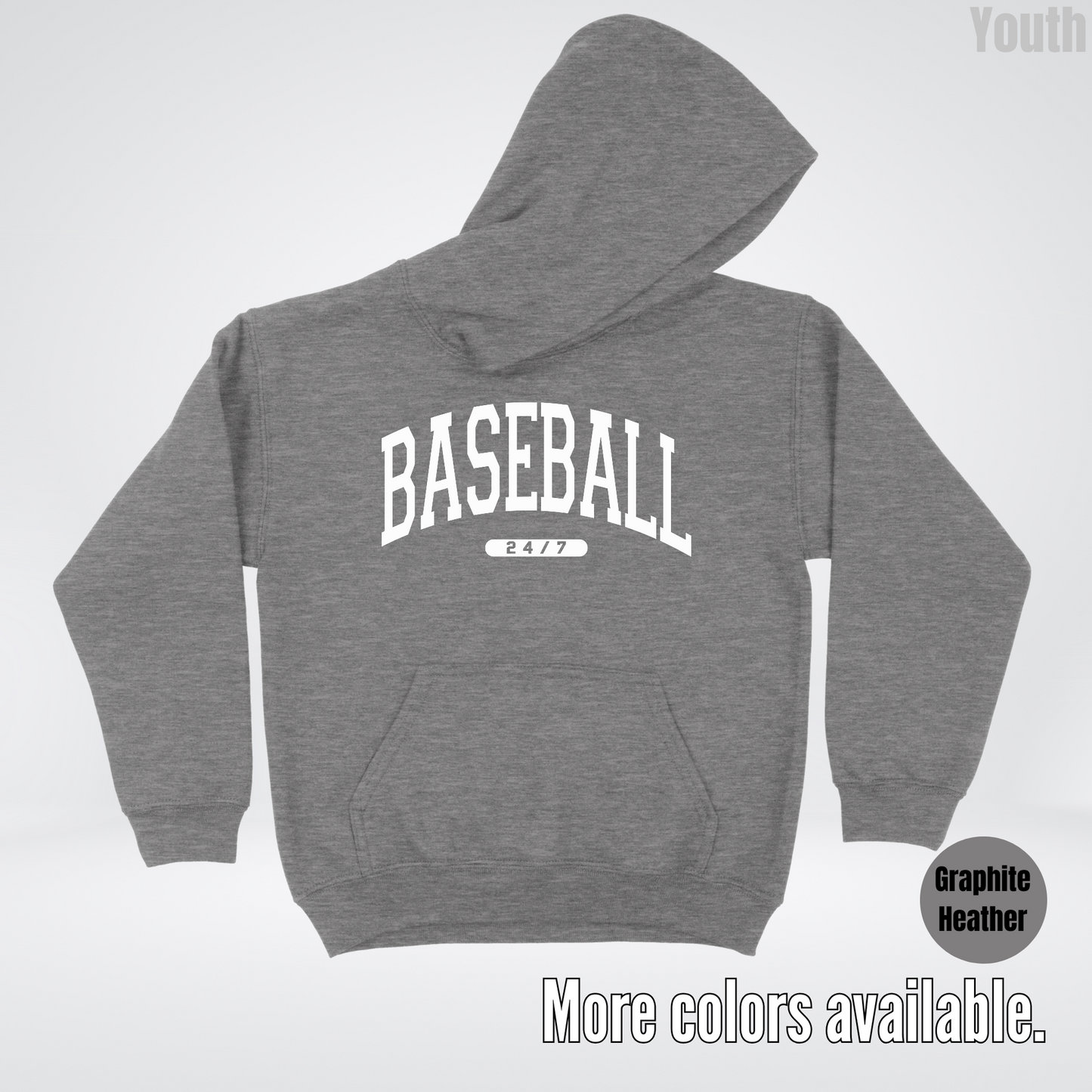 BASEBALL 24/7 Youth Hoodie