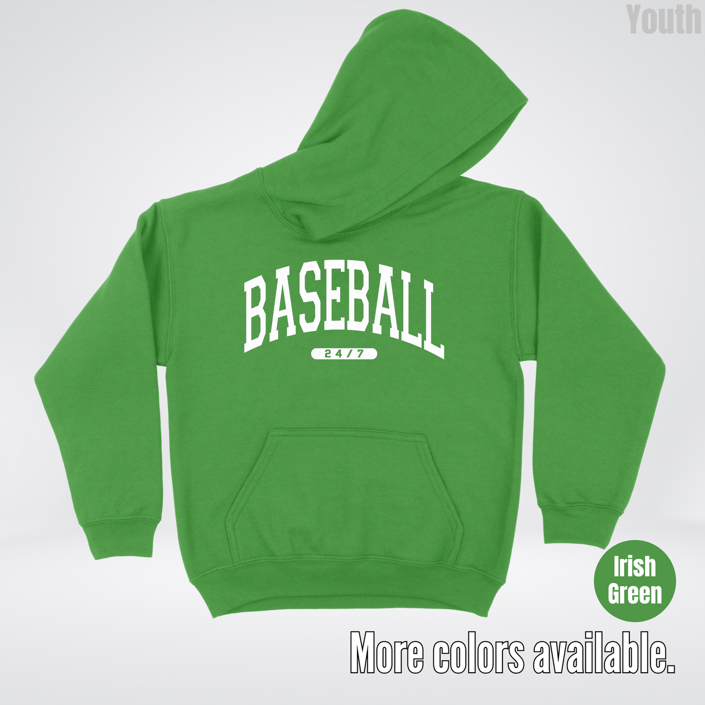 BASEBALL 24/7 Youth Hoodie