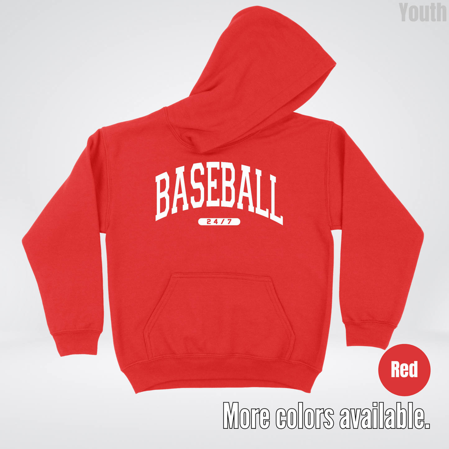 BASEBALL 24/7 Youth Hoodie