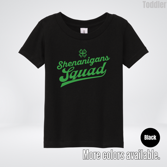 Shenanigans Squad - Green Design - St. Patrick's Day Toddler T-Shirt