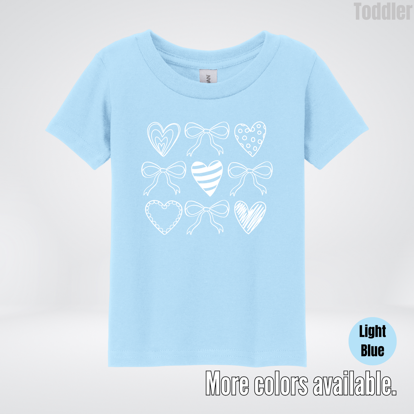Doodle Coquette Hearts Toddler T-Shirt