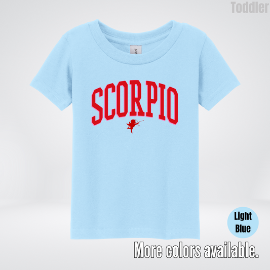 Scorpio Valentines Day Varsity Toddler T-Shirt