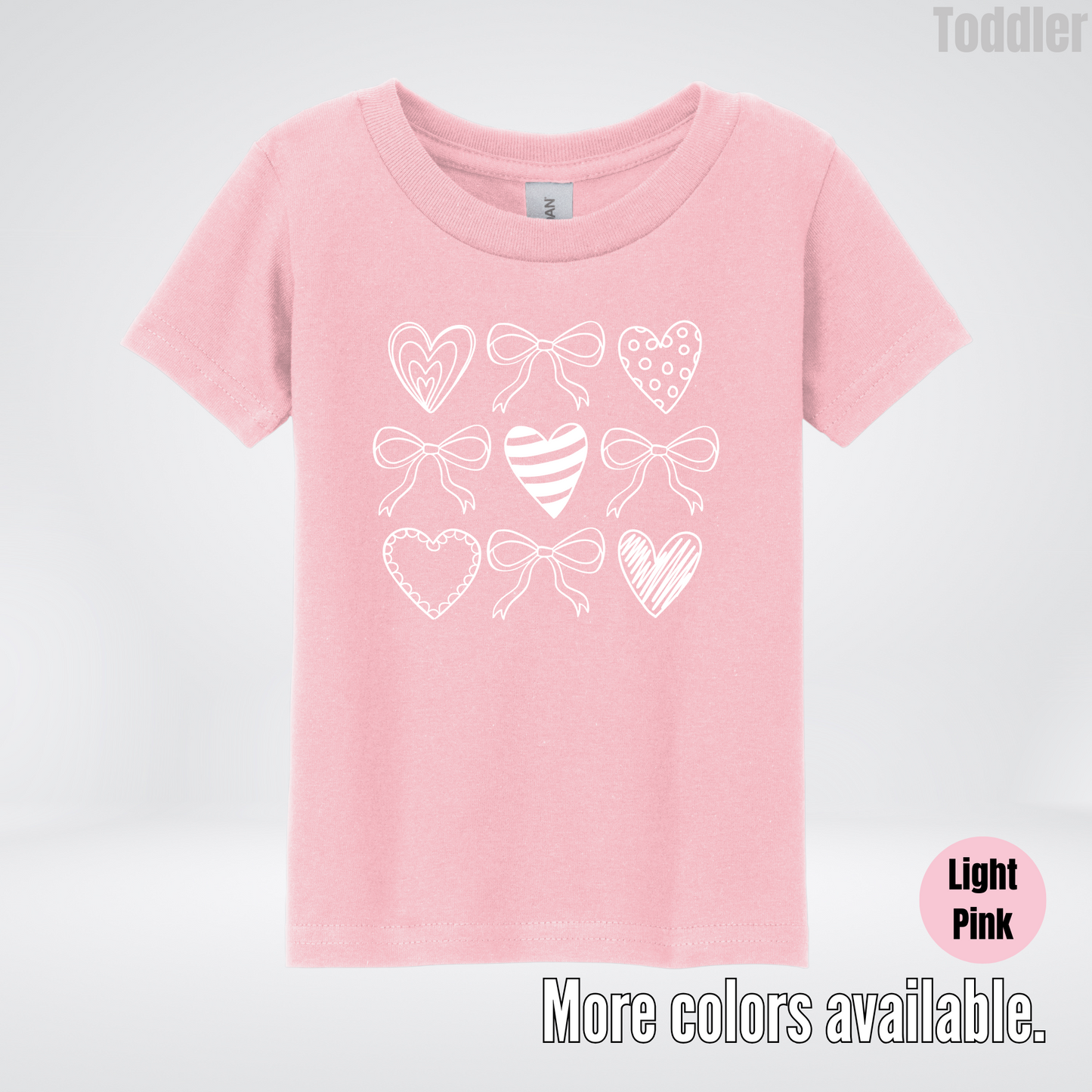 Doodle Coquette Hearts Toddler T-Shirt
