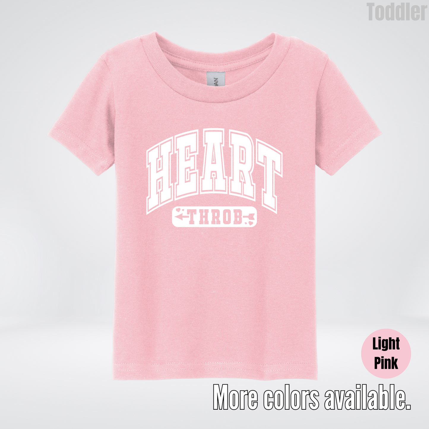 Heart Throb - White Design - Toddler T-Shirt