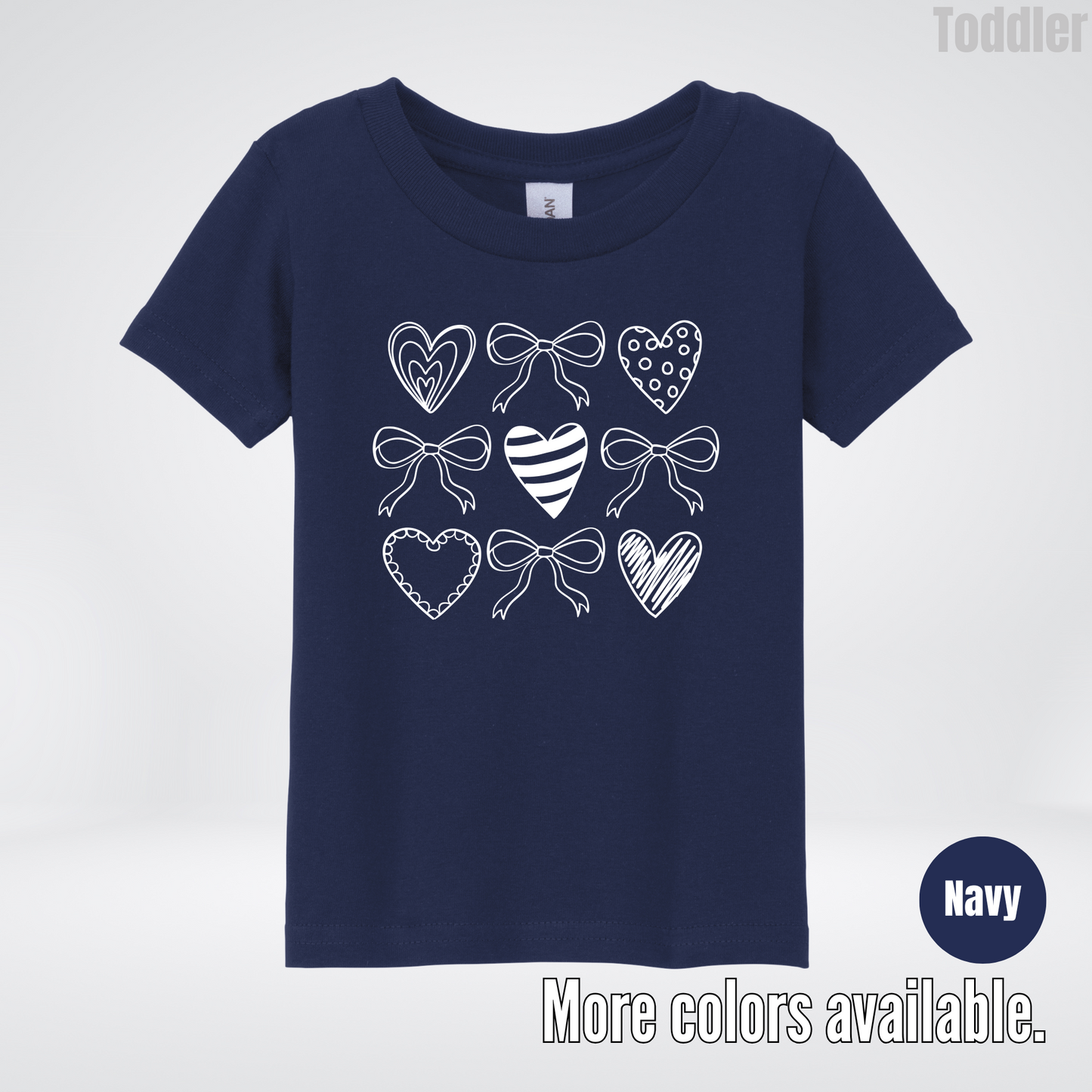 Doodle Coquette Hearts Toddler T-Shirt