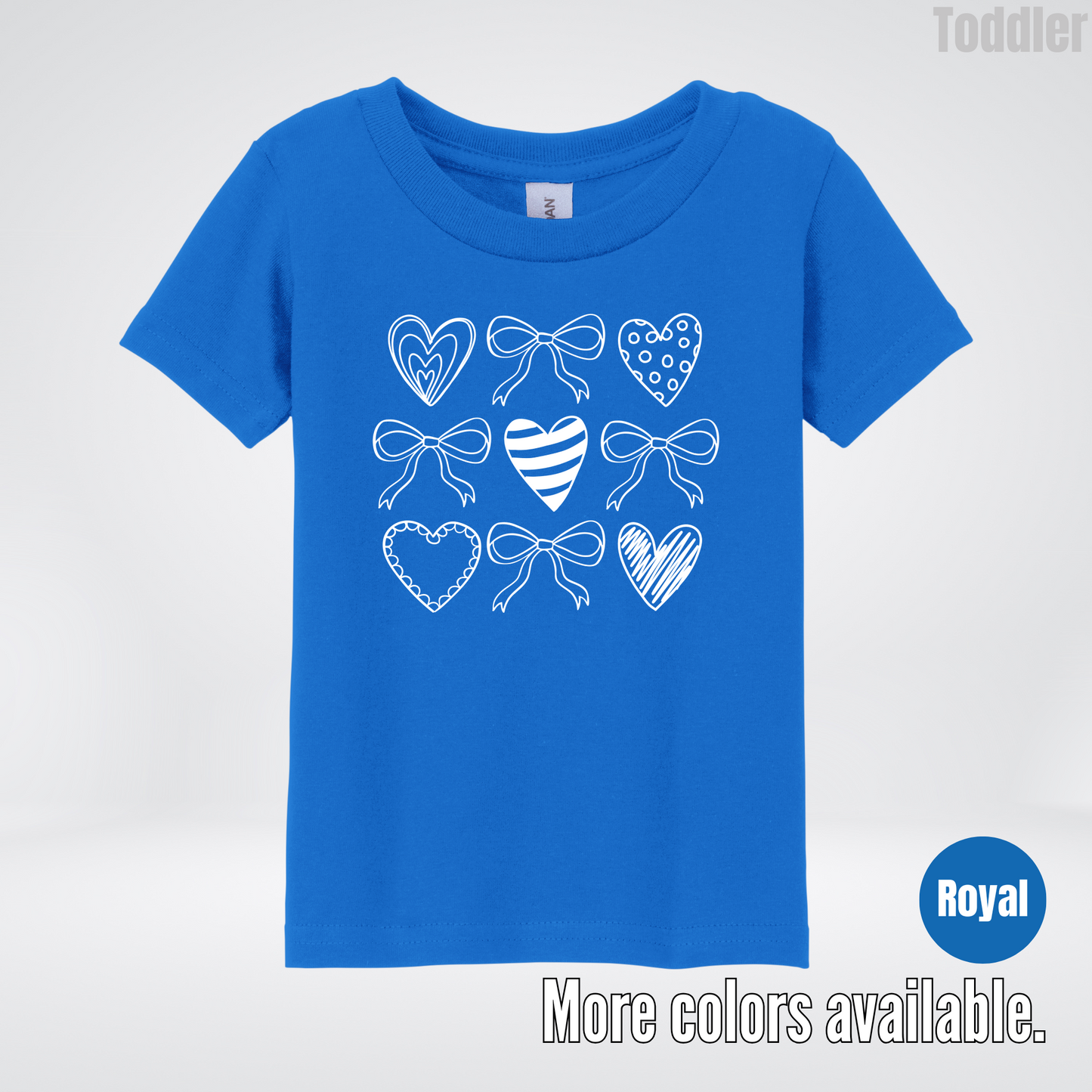 Doodle Coquette Hearts Toddler T-Shirt