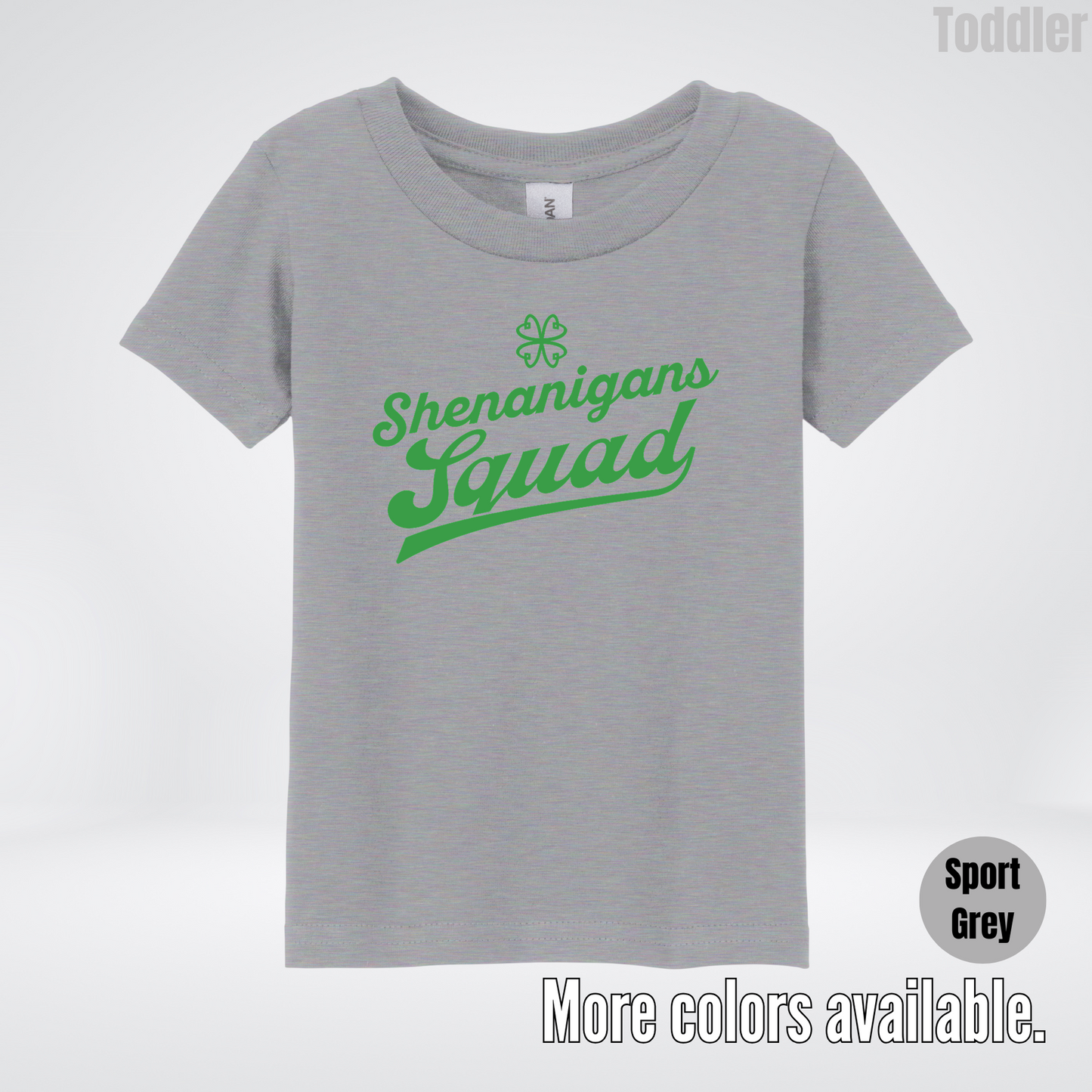 Shenanigans Squad - Green Design - St. Patrick's Day Toddler T-Shirt