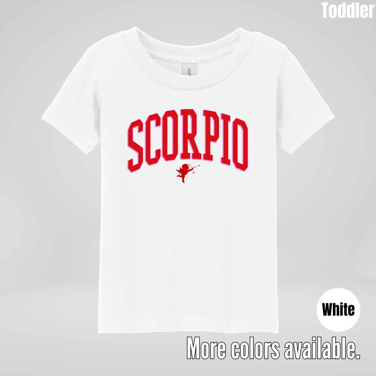 Scorpio Valentines Day Varsity Toddler T-Shirt