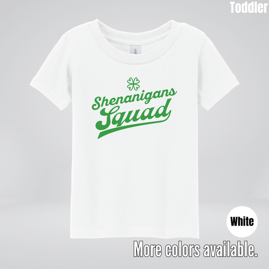 Shenanigans Squad - Green Design - St. Patrick's Day Toddler T-Shirt