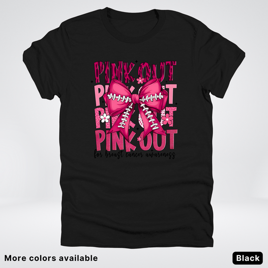 Coquette Football Laced Pink Out - T-Shirt