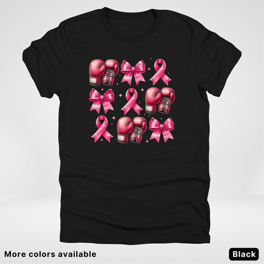 Boxing Coquette Pink Ribbon Pink Out - T-Shirt