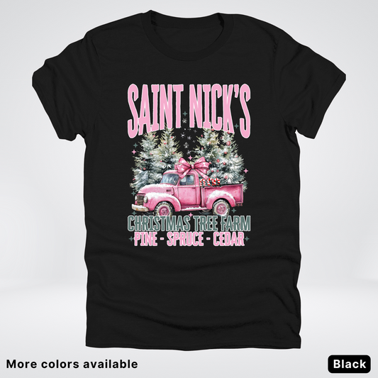 Saint Nick's Christmas Tree Farm - T-Shirt