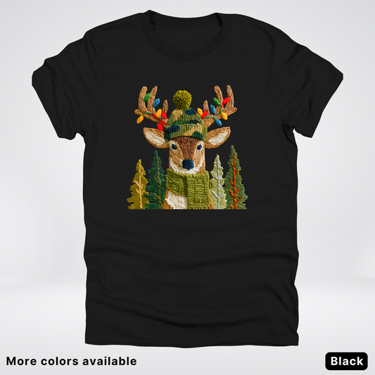 Ornament Antler Reindeer Hook Yard Faux - T-Shirt