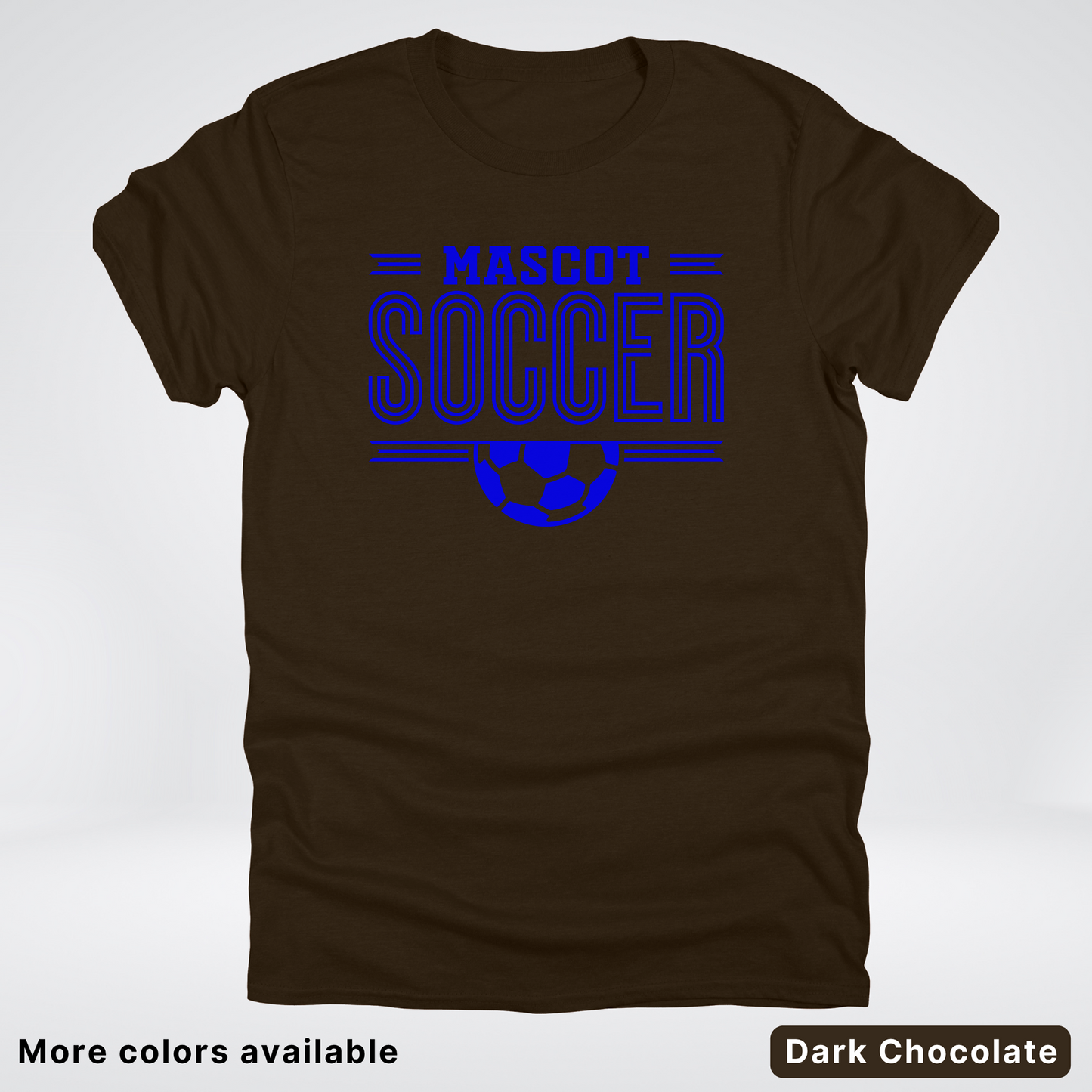 Custom Mascot – Blue Design 16 - Soccer T-Shirt