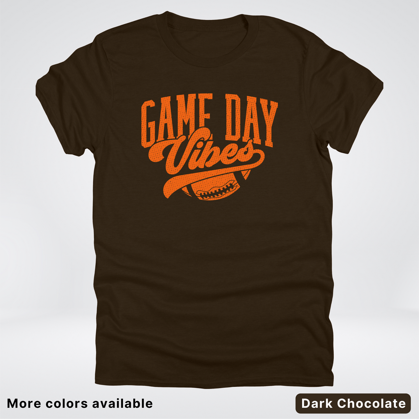 Game Day Vibes – Orange Design - Football  - T-Shirt