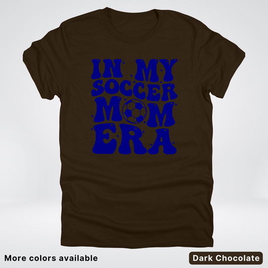 In My Soccer Mom Era – Navy Design - T-Shirt